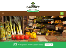 Tablet Screenshot of grubbsgrocery.com